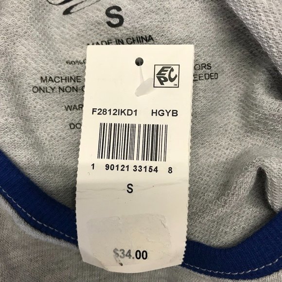 NWT Doe Womens Gray Fleek Navidad Penguin Christmas Long Sleeve Sweatshirt S - Picture 5 of 5